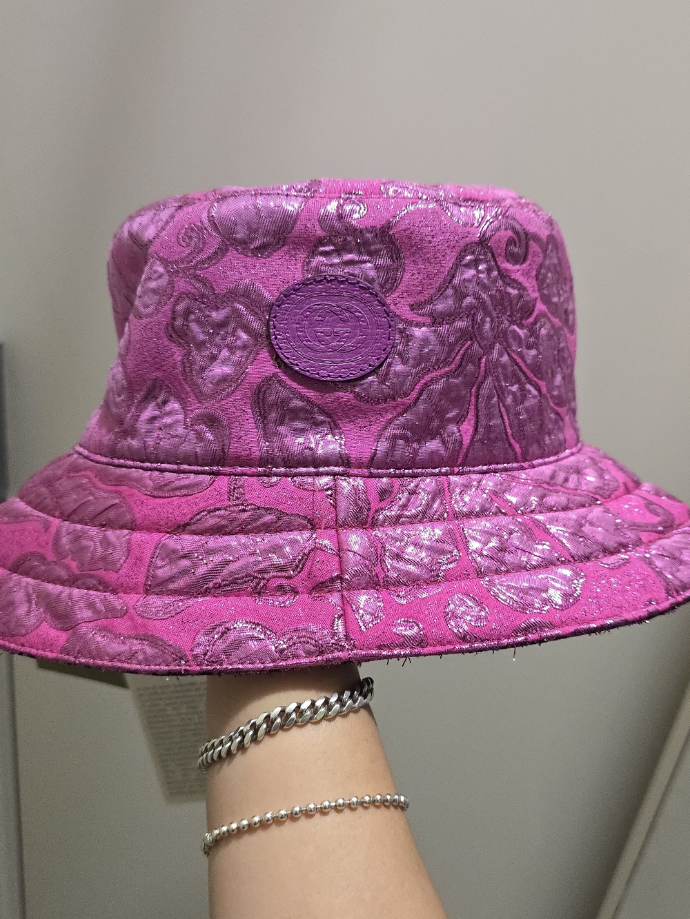 Gucci Pink Reversible Bucket Hat